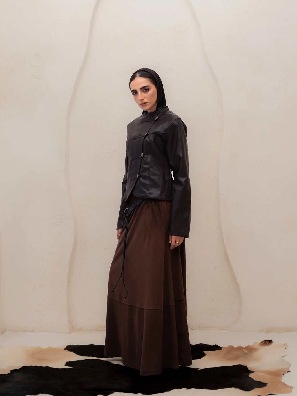 High-Waisted Maxi Skirt