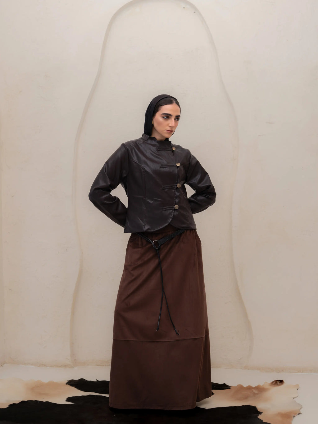 High-Waisted Maxi Skirt