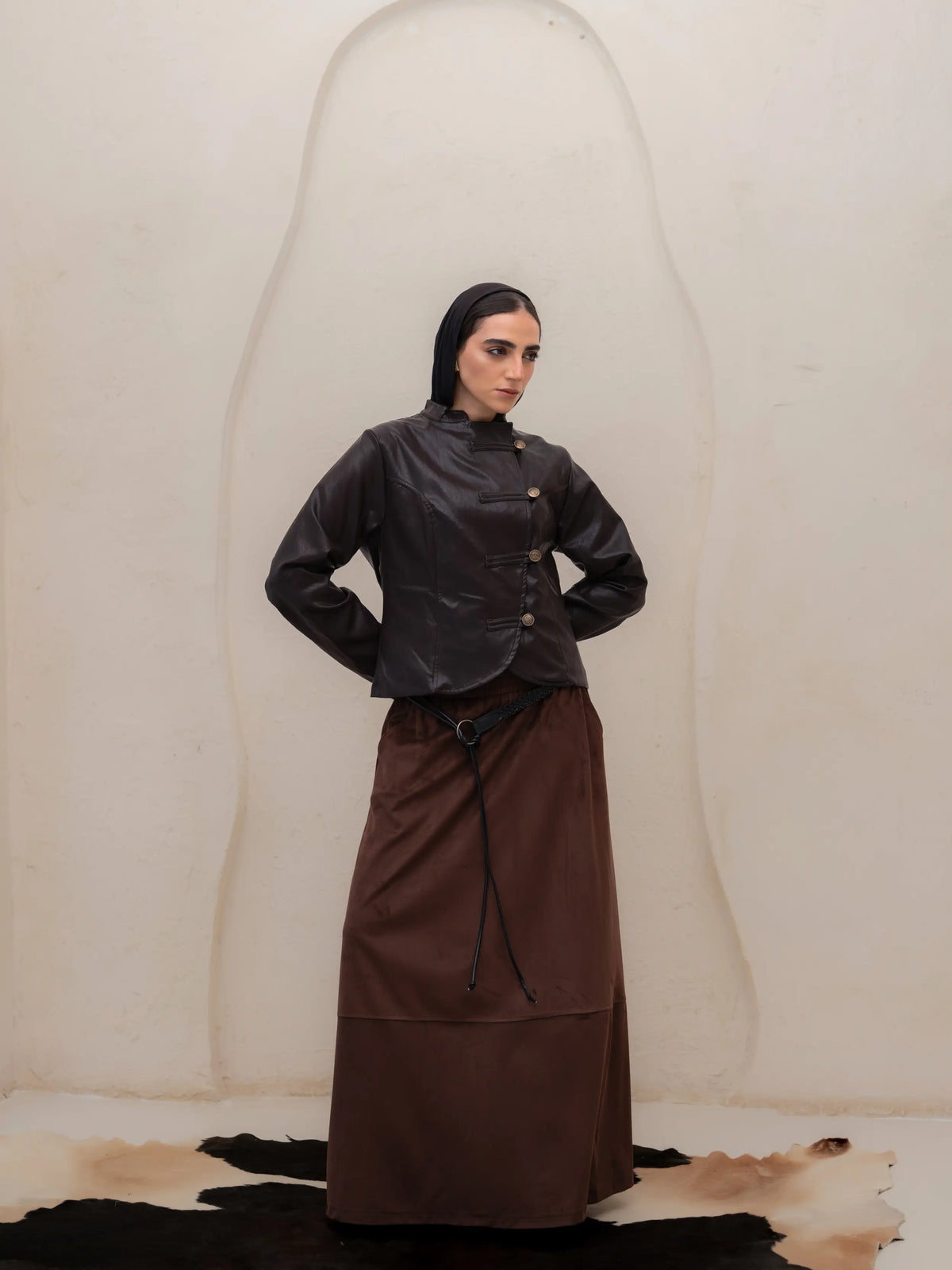 High-Waisted Maxi Skirt